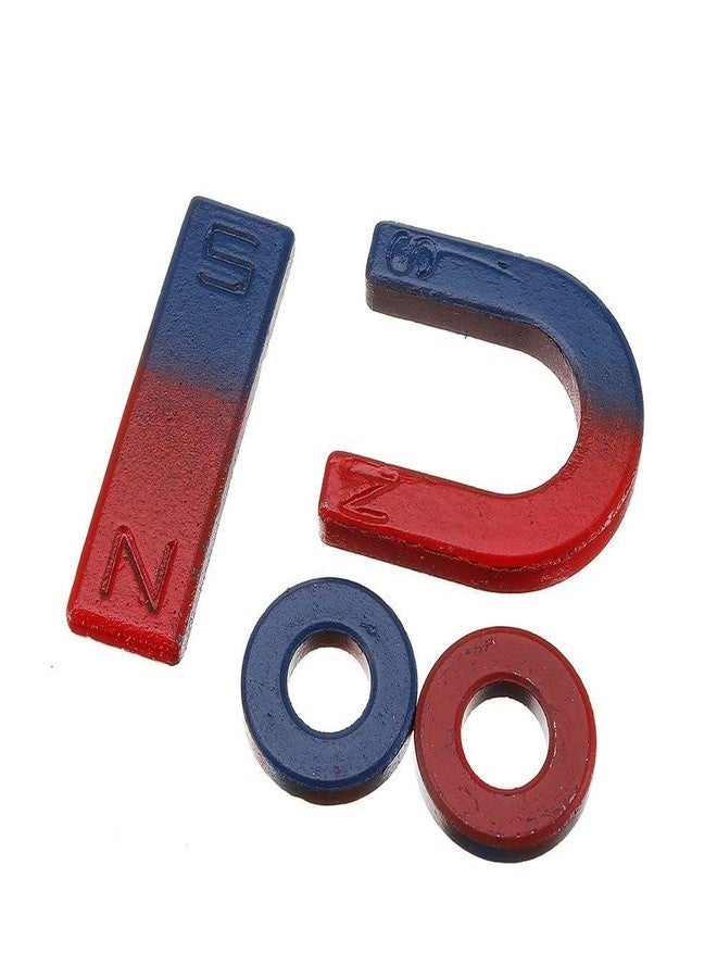 KRYTONE® 4-Piece Magnet Game Kit for Kids - Multipurpose Office Magnets (2 Round, 1 Horseshoe, 1 Bar) - Image 4